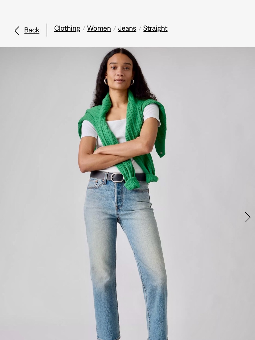 Levi’s Wedgie straight jeans